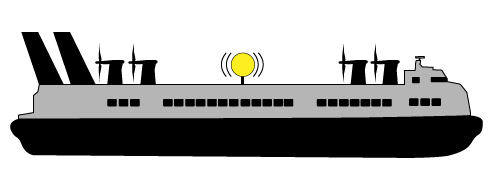 Dagsignal for et dykkerskib